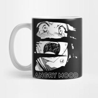 Angry mood cartoon design Mug